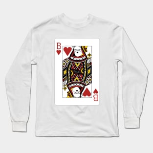 Queen of Hearts Bear Long Sleeve T-Shirt